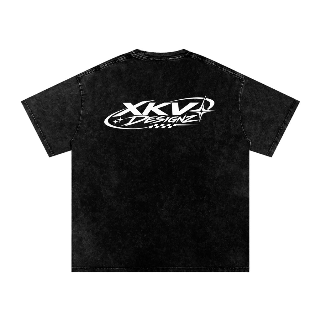 XKV Designz Snow Washed Oversized Cotton T-Shirt