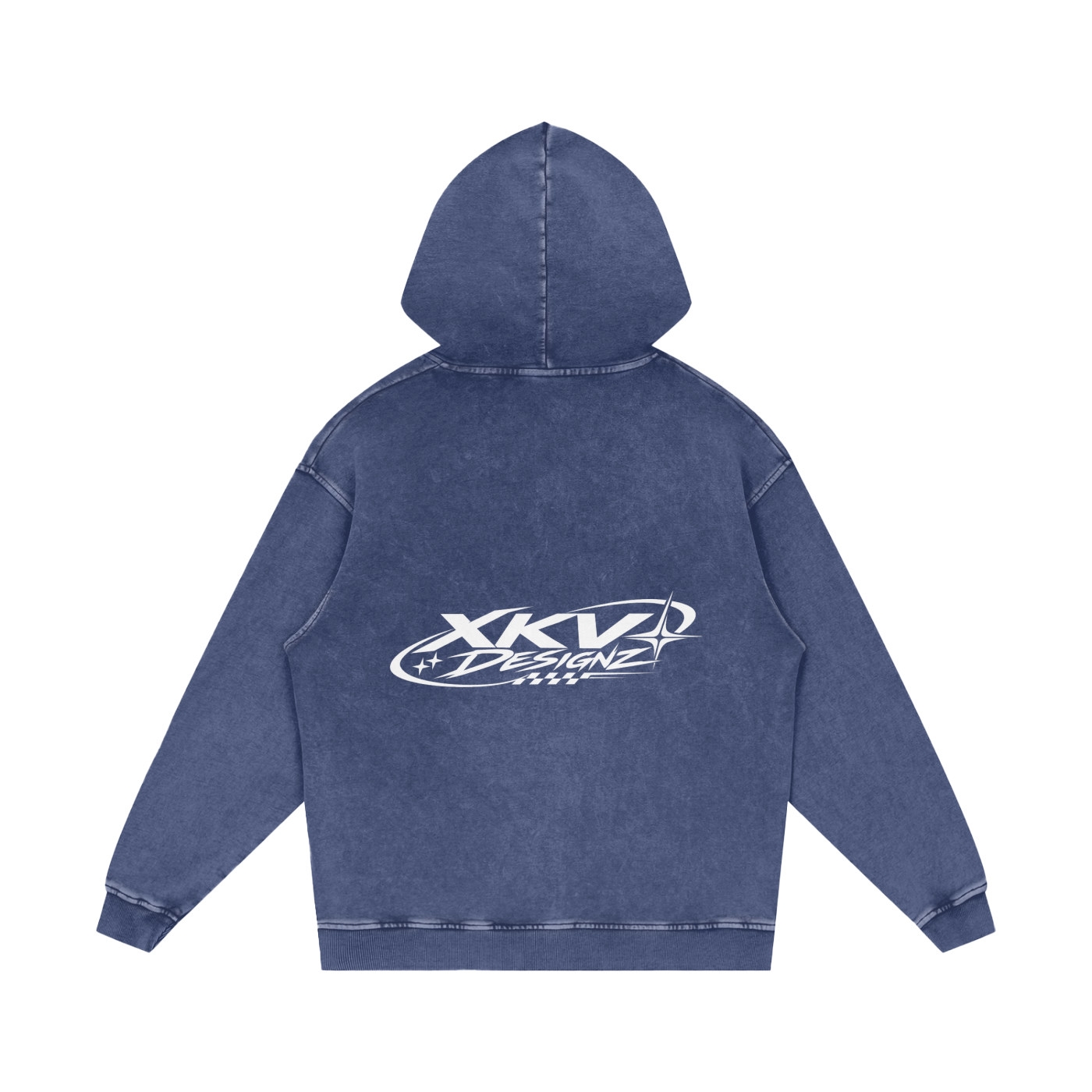 XKV Designz Snow Washed Loose Cotton Hoodie