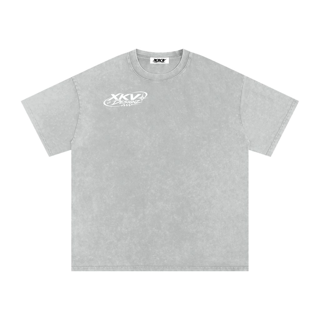 XKV Designz Snow Washed Oversized Cotton T-Shirt