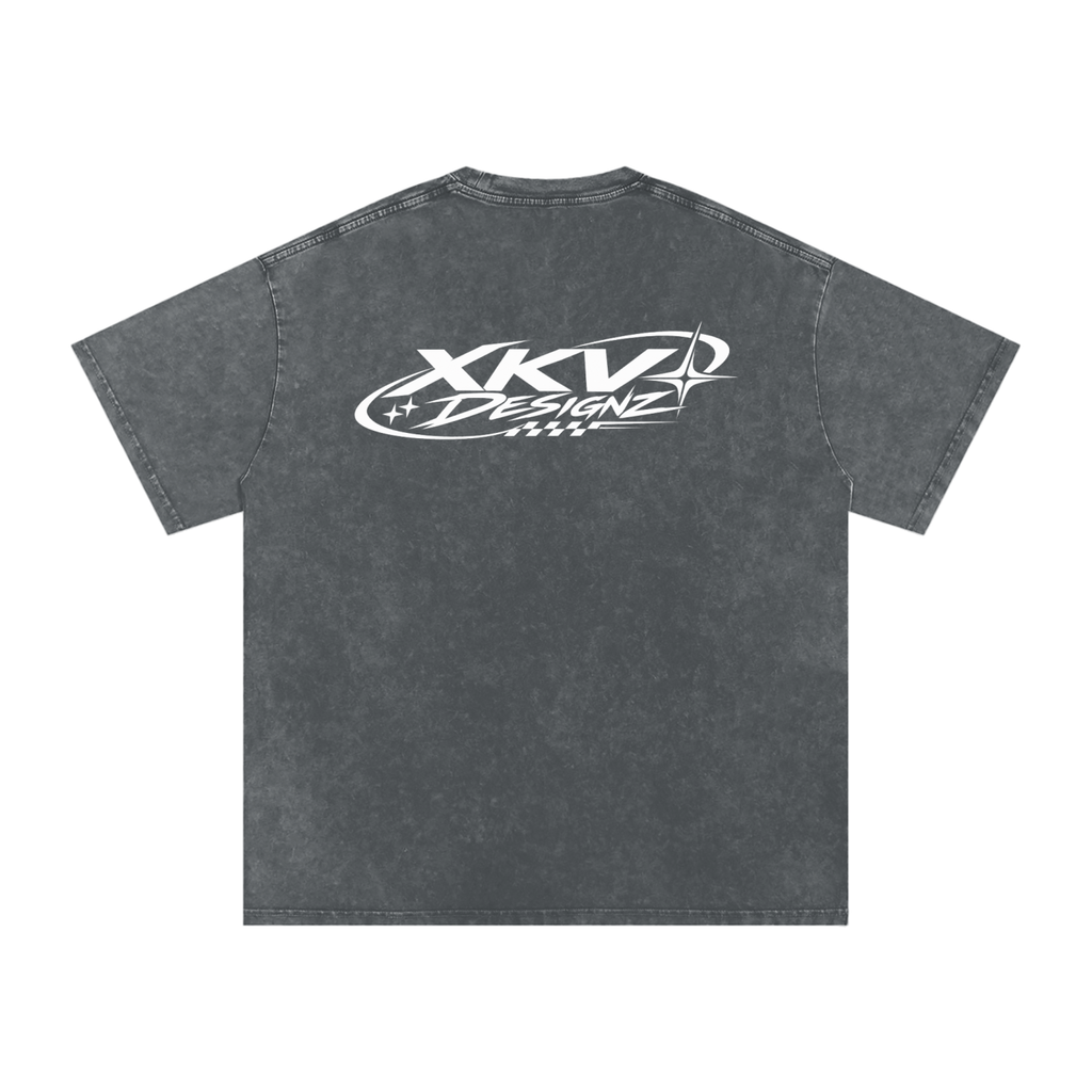 XKV Designz Snow Washed Oversized Cotton T-Shirt